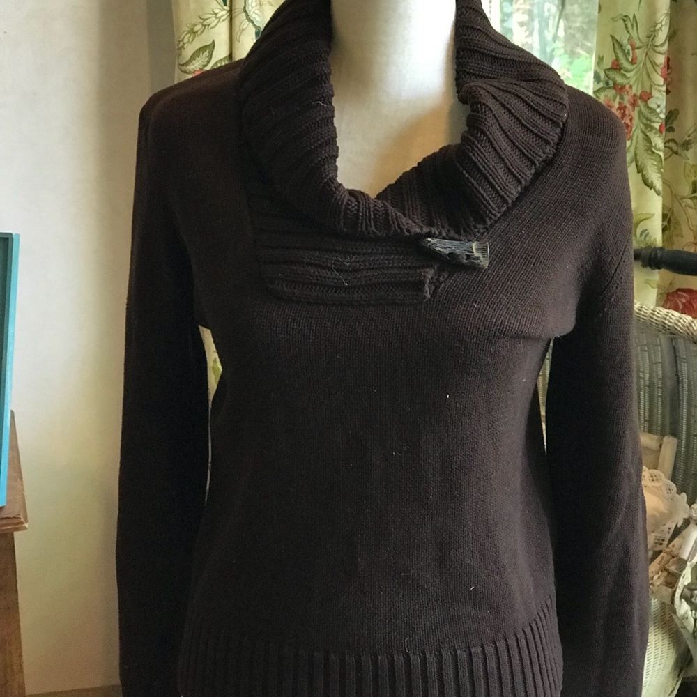 Brown Ralph Lauren sweater and top
